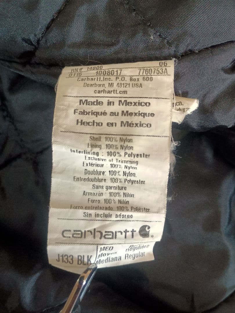 Carhartt アクティブジャケット カーハート パーカー 黒 ブラック