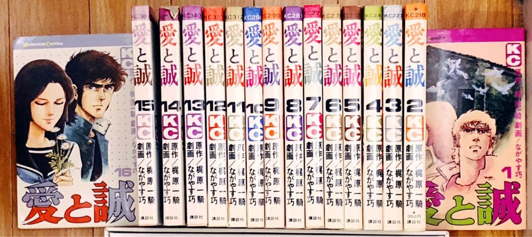 SALE‼️ レア 絶版 愛と誠 全16巻 全巻 イラスト集 セット 初版込み