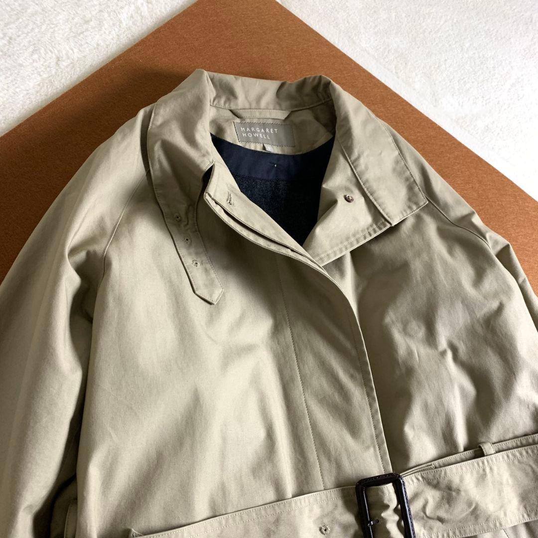 21AW✨美品　マーガレットハウエル　プルーフドコットンコーティングコート