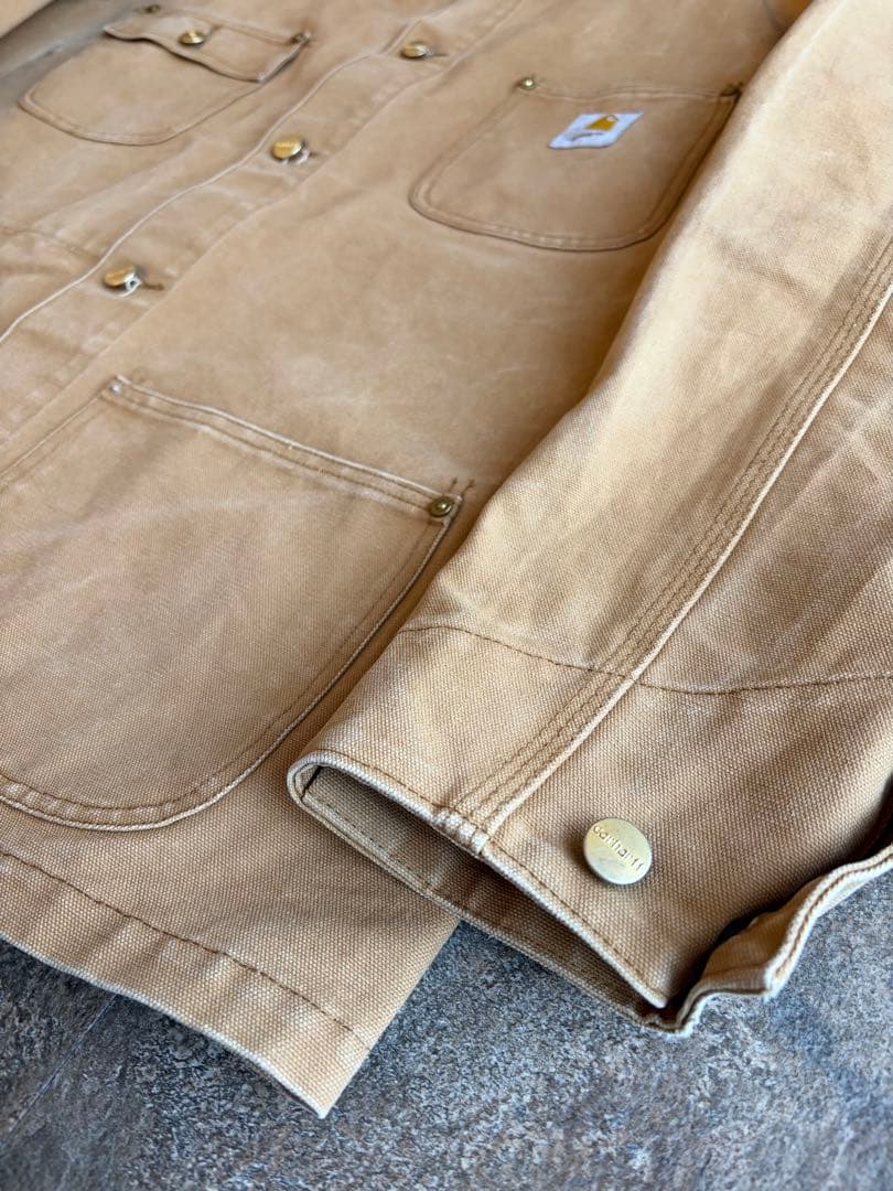 80-90s carhartt カーハート ミシガンチョアコート 希少 裏地無し