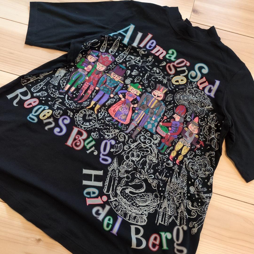 極美品　トクコプルミエヴォル　Tシャツ　　TOKUKO　チュニック　黒　日本製