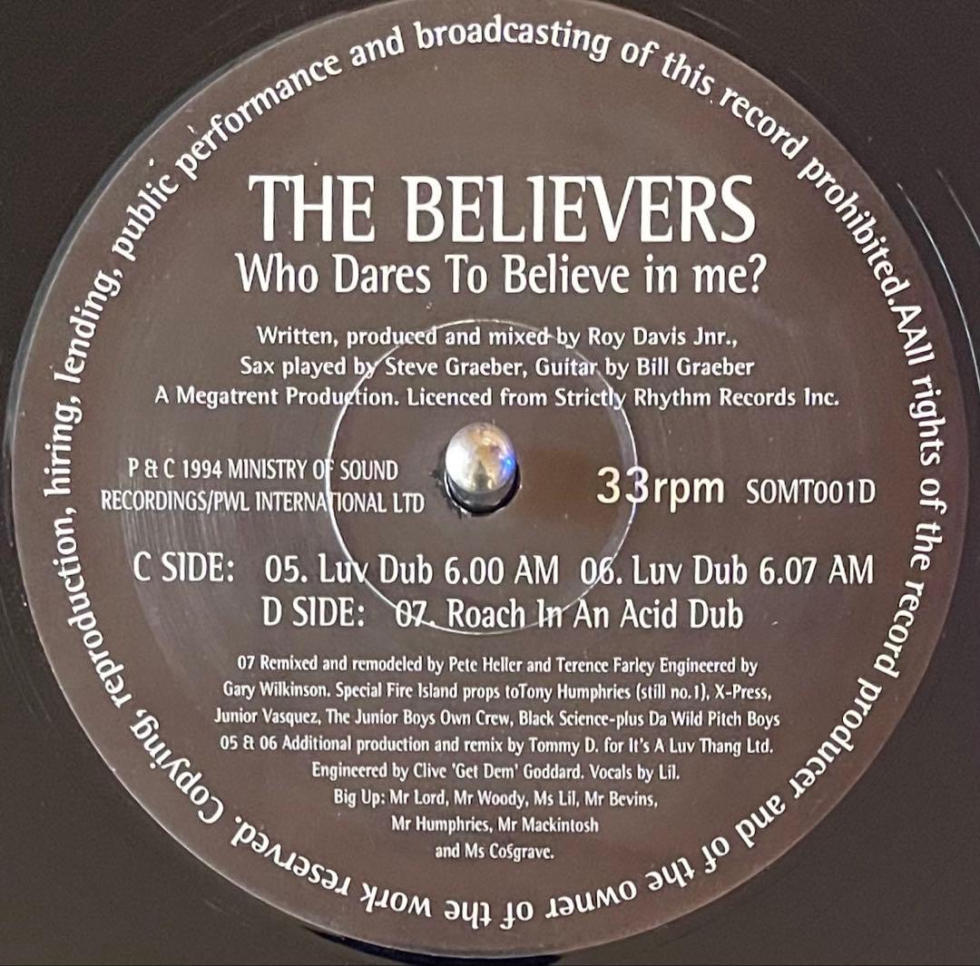 洋楽 The Believers/Who Dares To Believe In Me