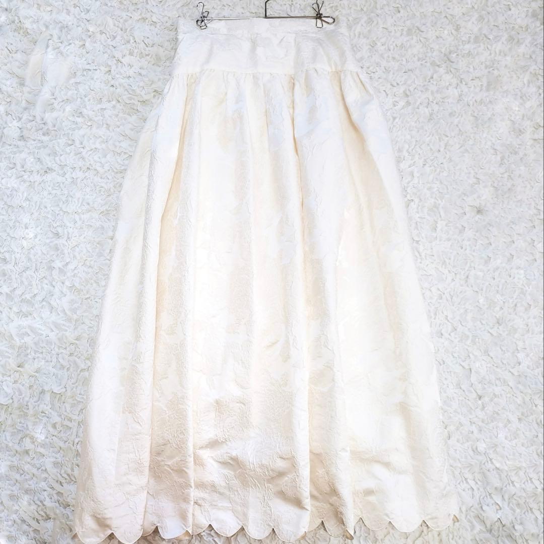 【美品】Bibiy. MELINDA SKIRT ホワイト F［B11］