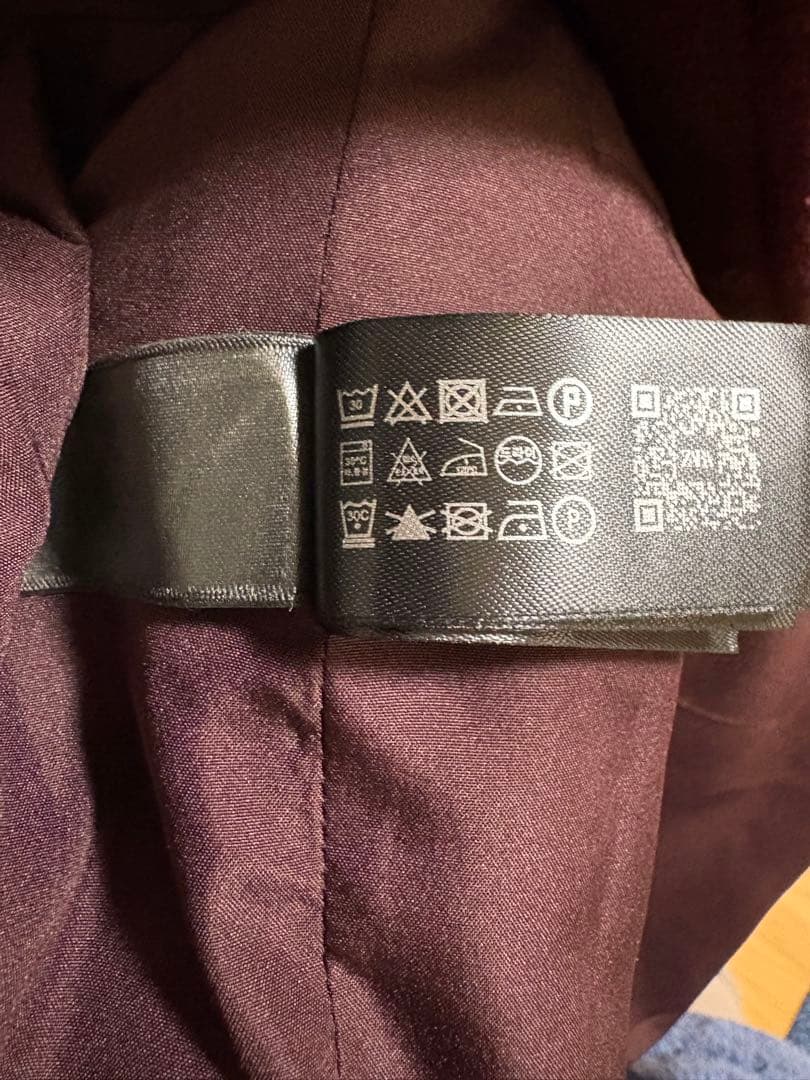 ZARA ソフトオーバーサイズコート　バーガンディ
