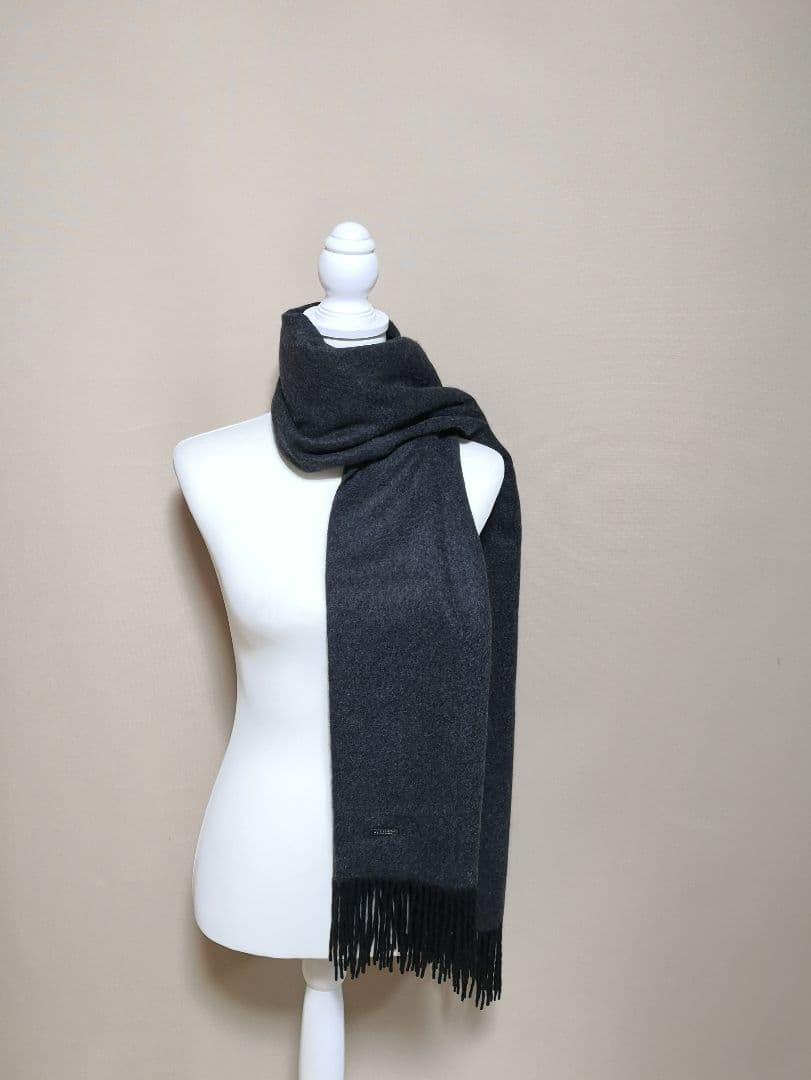 BURBERRY BLACK LABEL バーバリー カシミヤ 両面 ストール