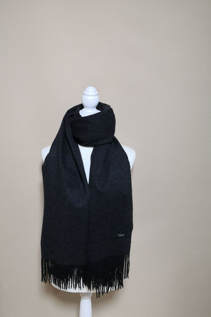 BURBERRY BLACK LABEL バーバリー カシミヤ 両面 ストール