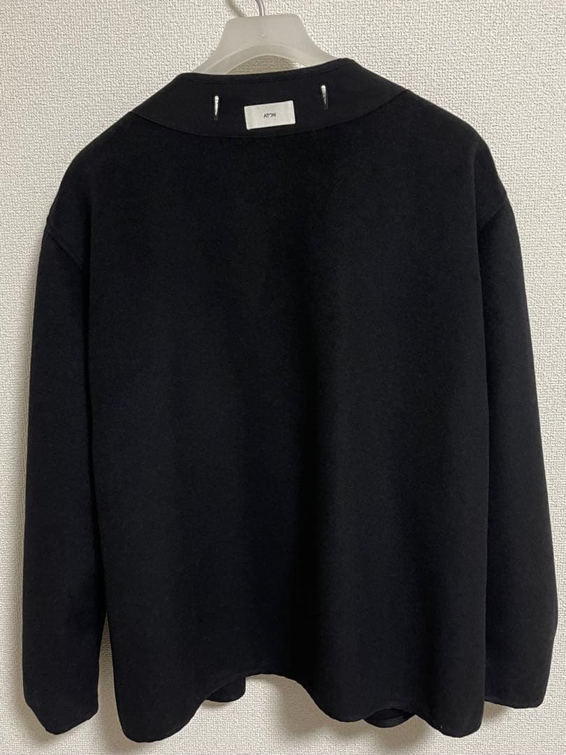 aton モッズコート黒( DYE NYLON)サイズ4