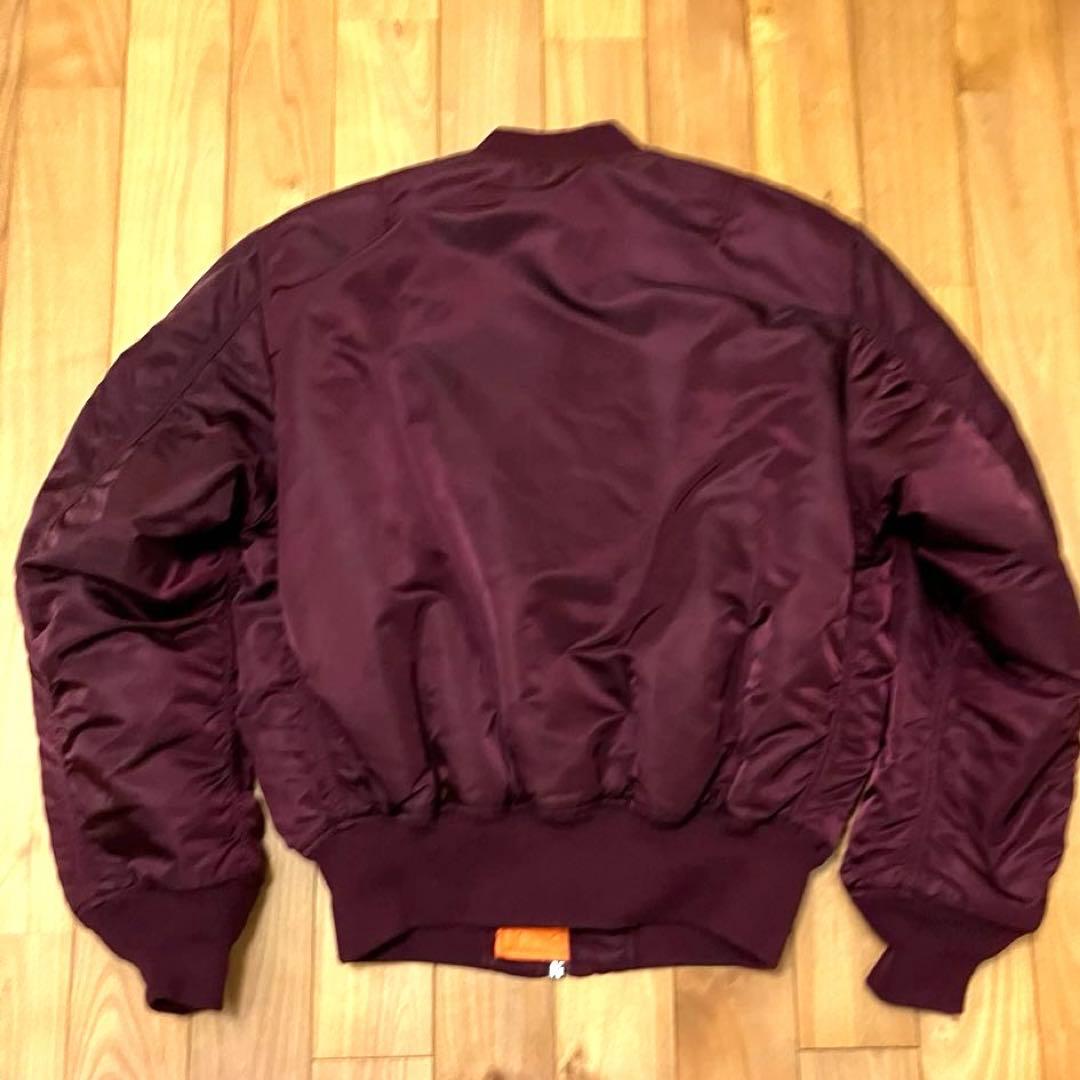 〈希少〉ALPHA INDUSTRIES MA-1フライトジャケットM ボルドー