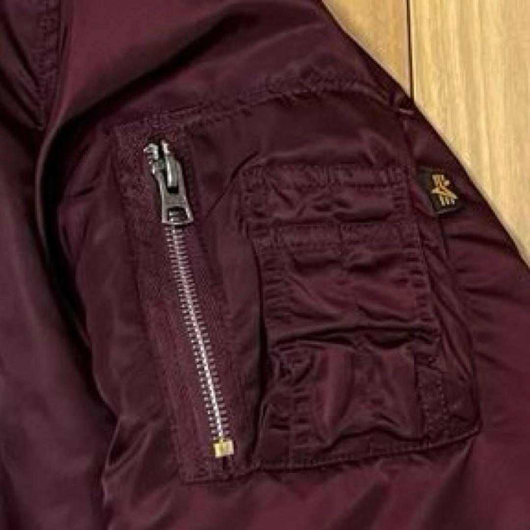 〈希少〉ALPHA INDUSTRIES MA-1フライトジャケットM ボルドー