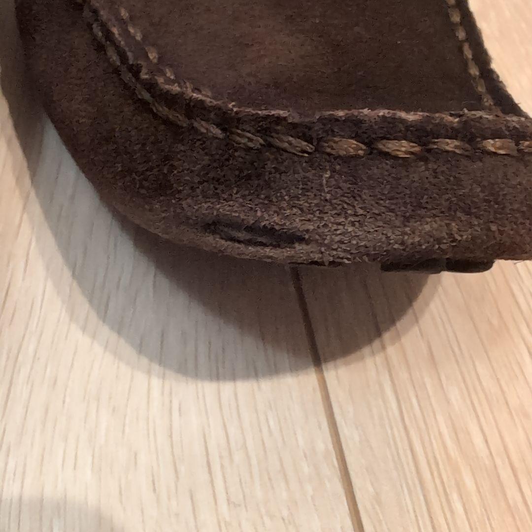 LOUIS VUITTON ブラウン スエード モカシン