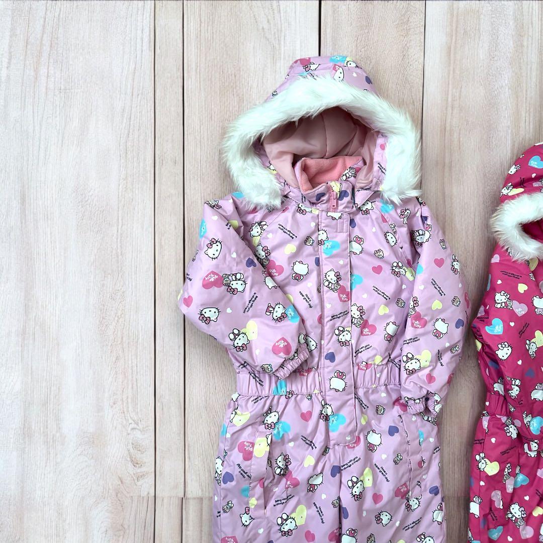 【双子用】ハローキティー 雪用 スノーウェア 120㎝ 超美品