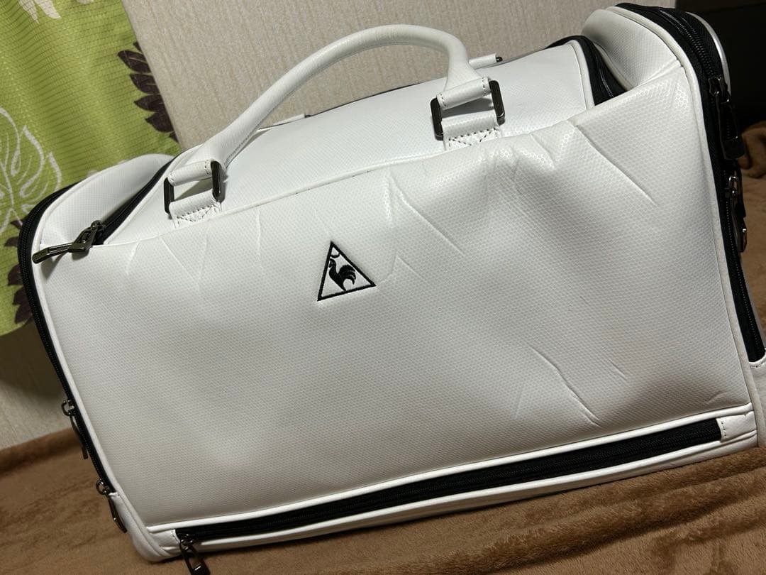 水戸【Lecoqsportif】ルコック ゴルフ ボストンバッグ ホワイト