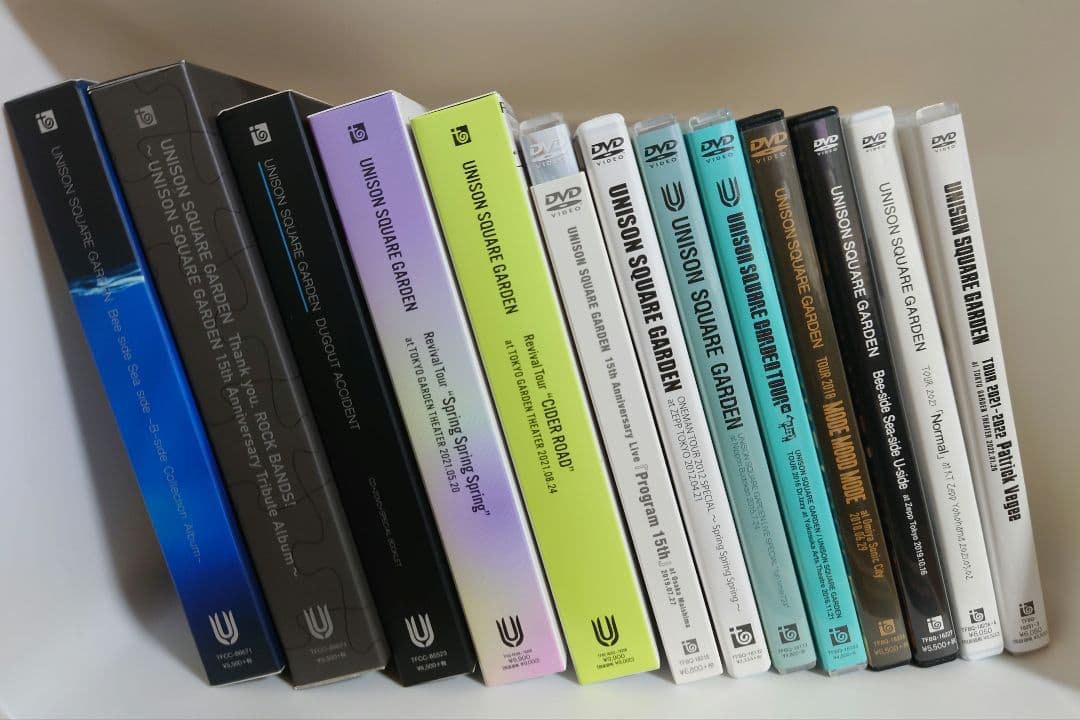 UNISON SQUARE GARDEN　DVDおまとめ