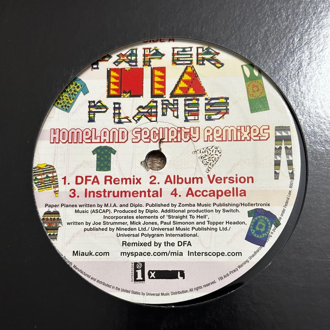 M.I.A. Paper Planes Remixes / Boyz 2枚セット