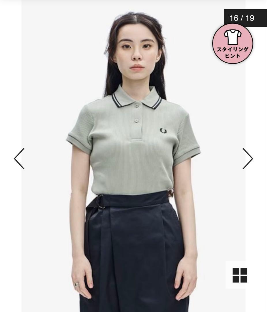 トップス FRED PERRY Ribbed Polo Shirt - G5138