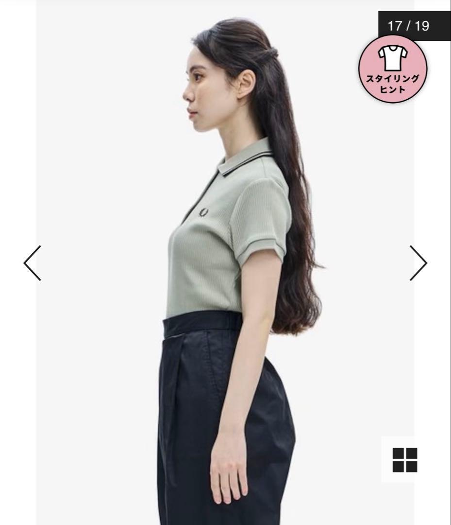 トップス FRED PERRY Ribbed Polo Shirt - G5138