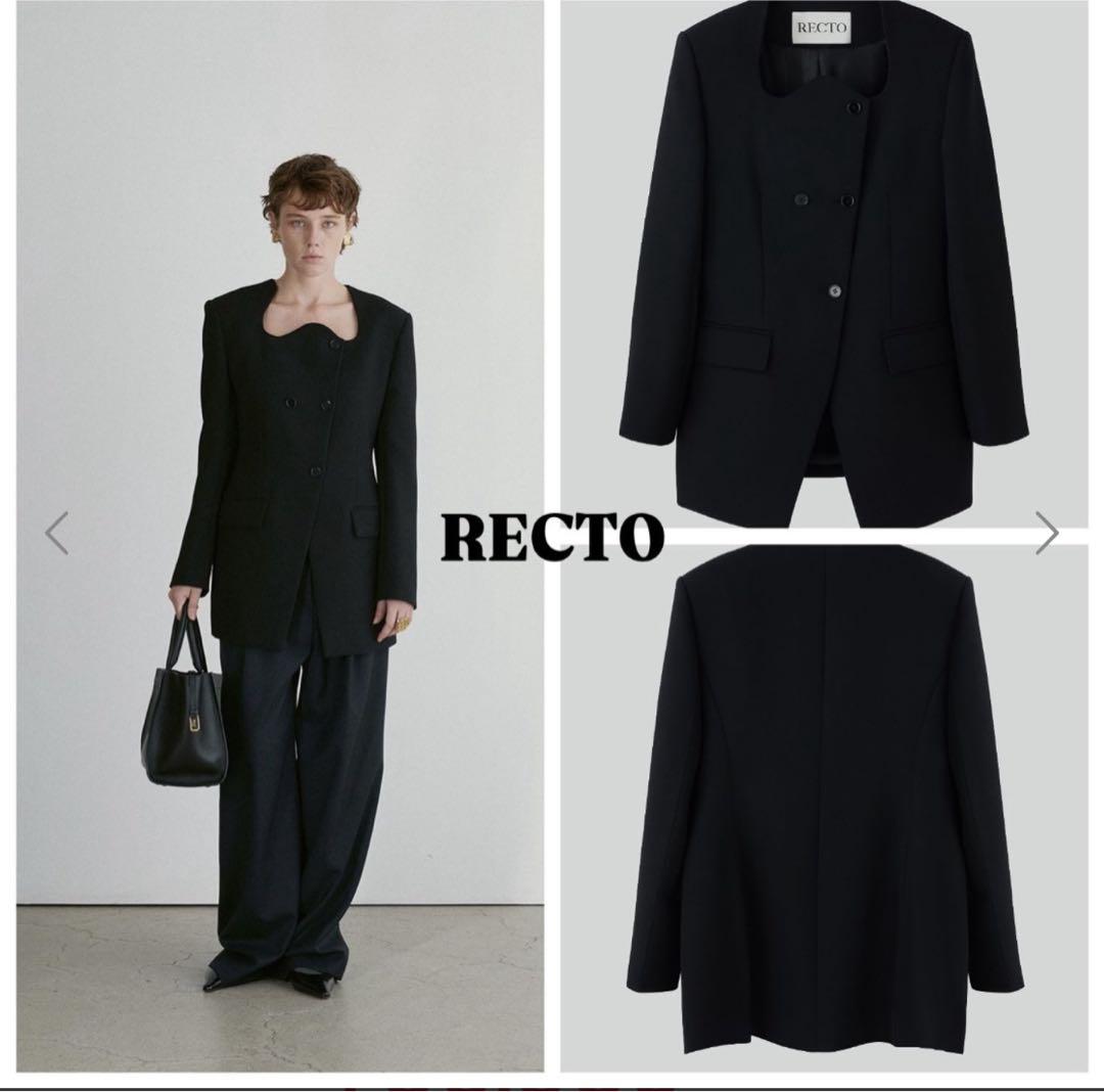 RECTO レクト　シグネチャーカーブネックジャケット