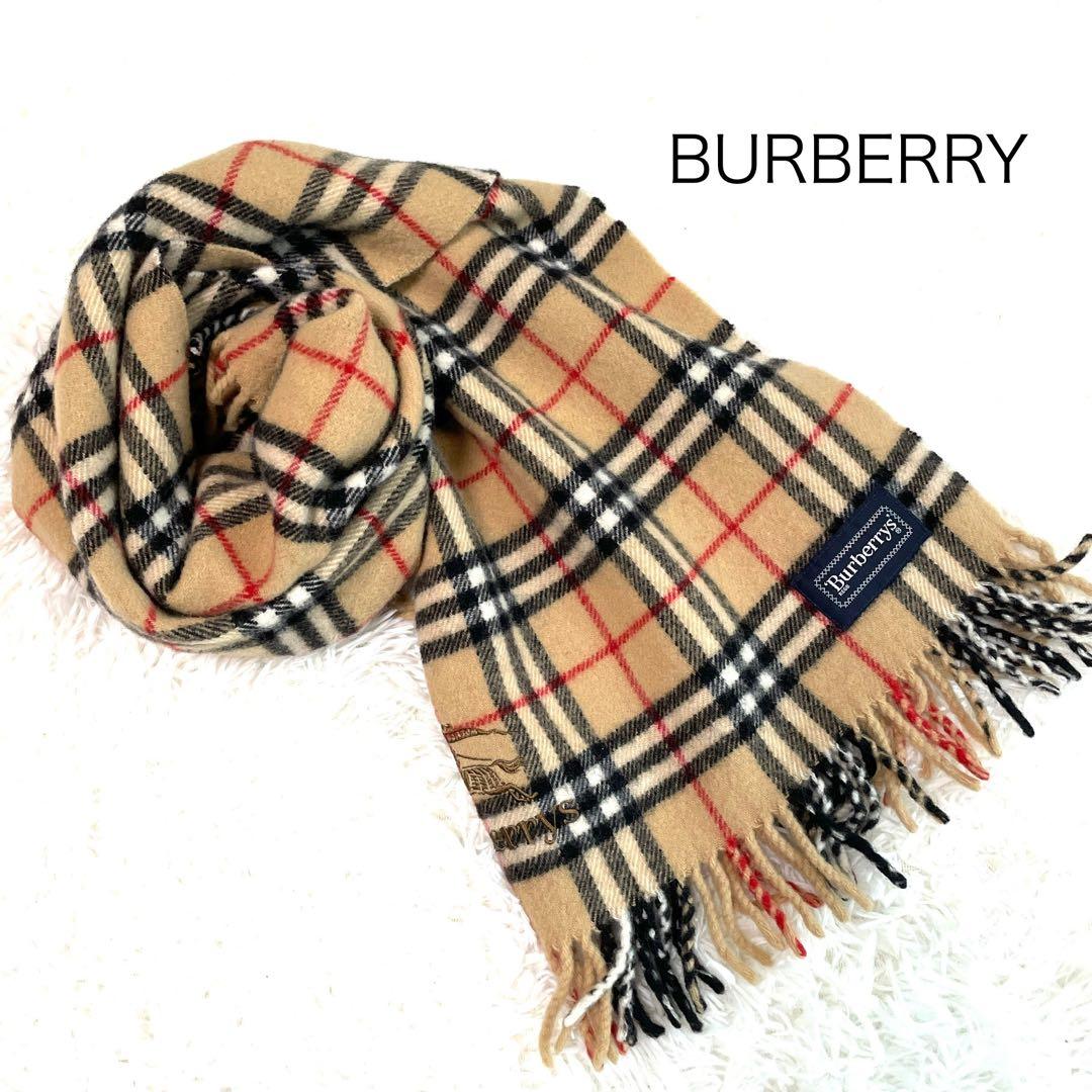 BURBERRY大判ストール　64cm×114cm ノバチェック