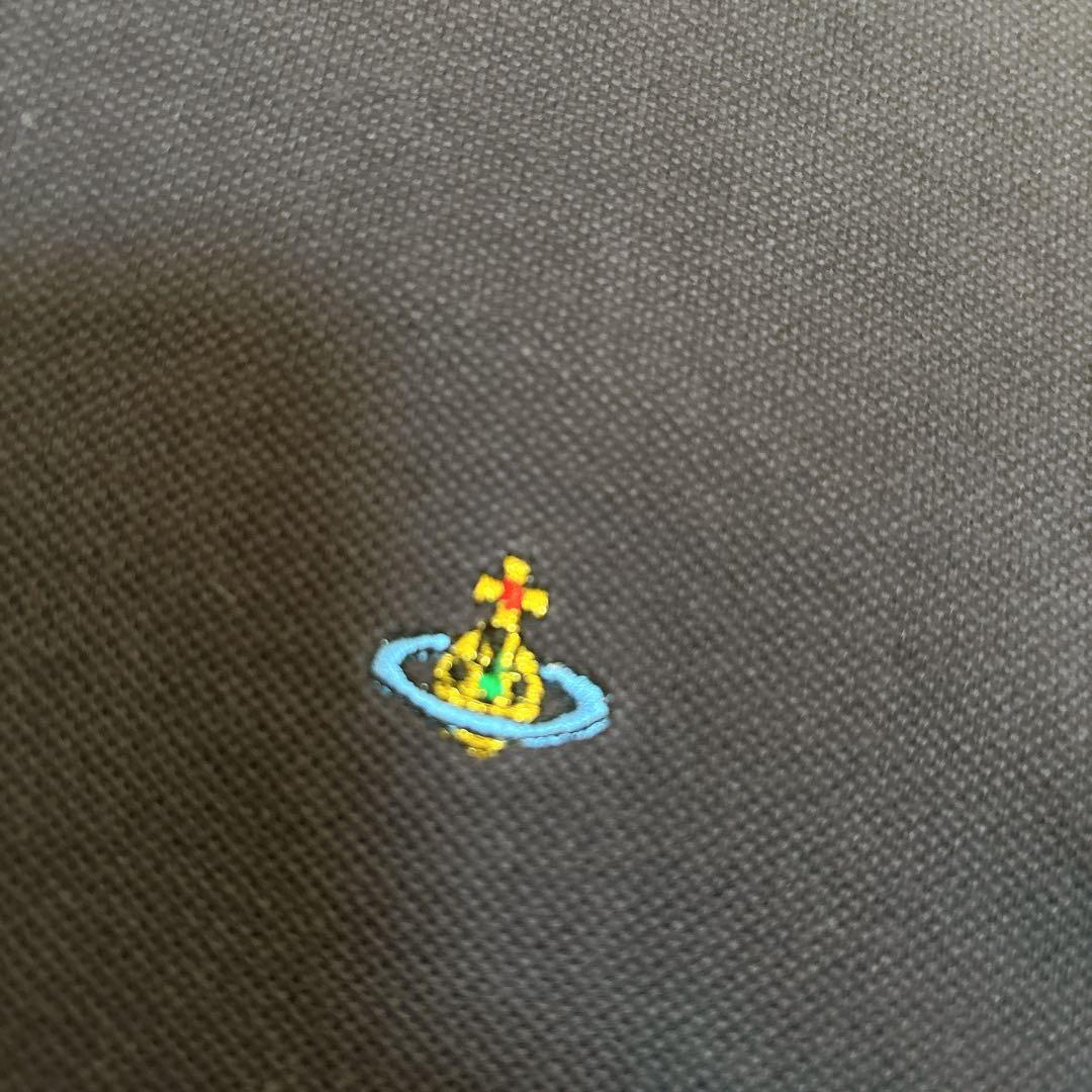 希少☆ヴィヴィアン ウエストウッド 鹿の子 ポロシャツ オーブ 刺繍 赤ライン