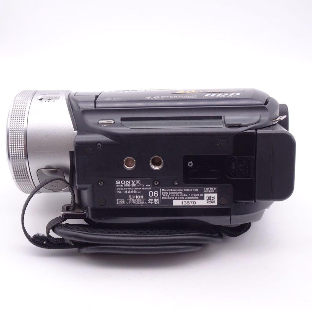 【 動作確認済 】 SONY HANDYCAM HDR-SR1 ビデオカメラ
