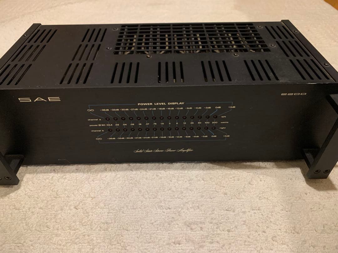 sae 2200 パワーアンプ　ジャンク通電確認のみ　jbl tannoy