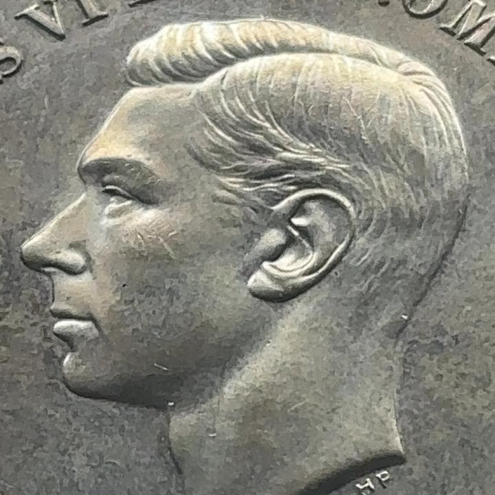 1951年 イギリス クラウン硬貨 PL66 英国際記念 聖ジョージ