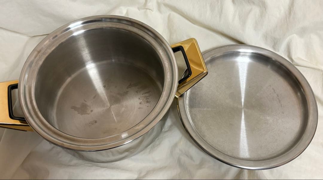 【美品】Tupperware タッパーウェア レインボークッカー 両手鍋19cm