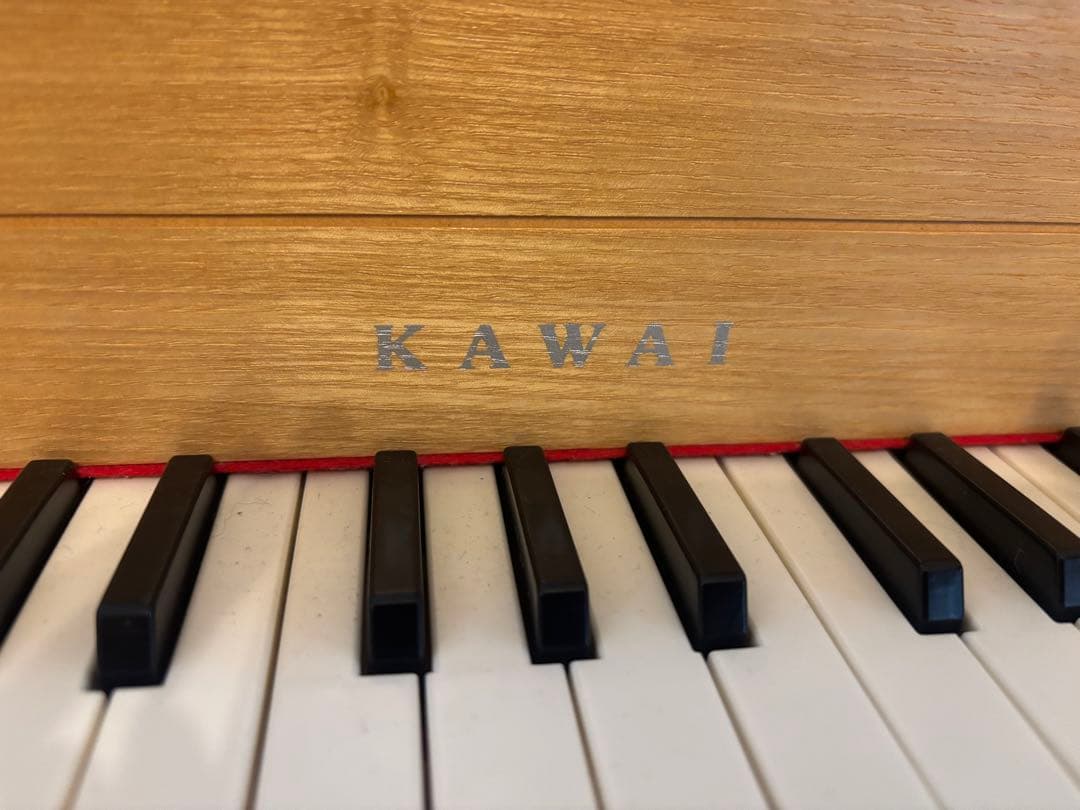 ミニピアノ アップライト カワイ ナチュラル