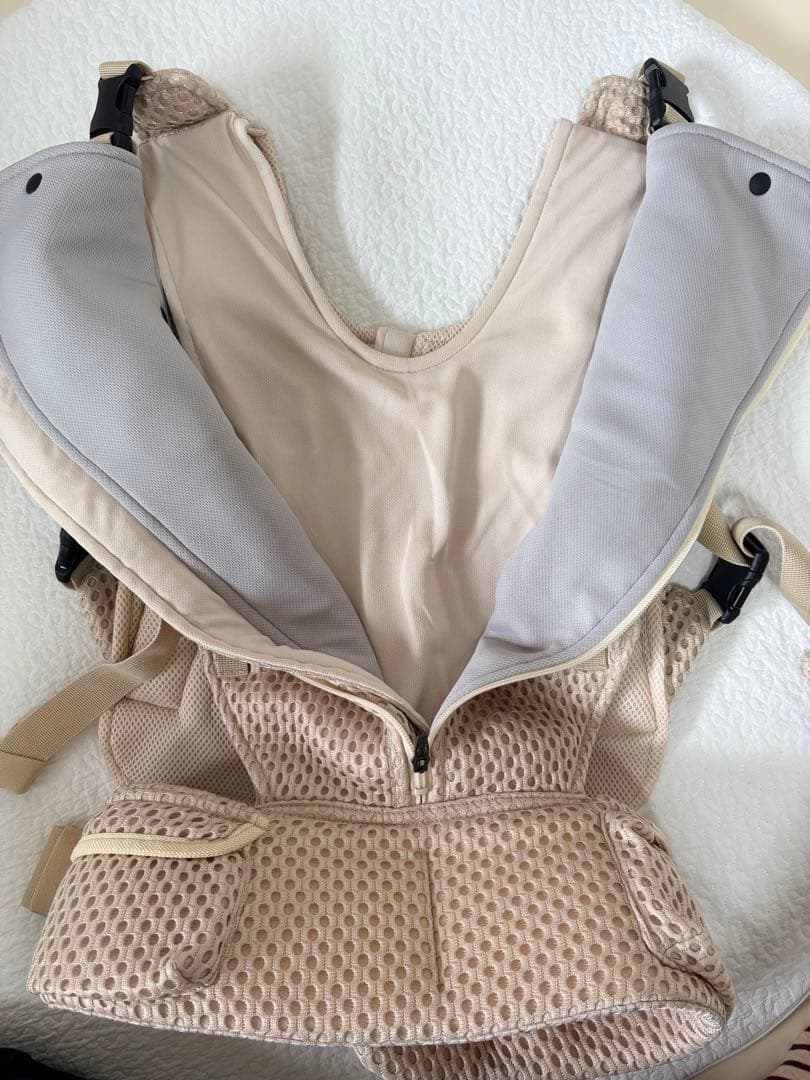 bebe swan 抱っこ紐 ベージュ トートバッグ付き