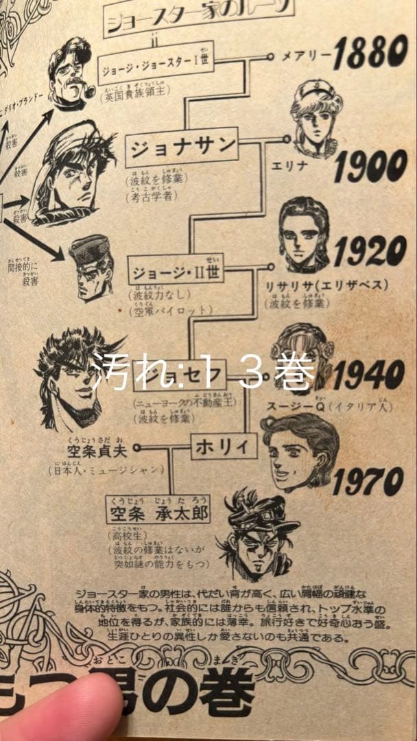 【全巻初版】　ジョジョの奇妙な冒険　第１部から第５部全巻セット（１巻から６３巻）