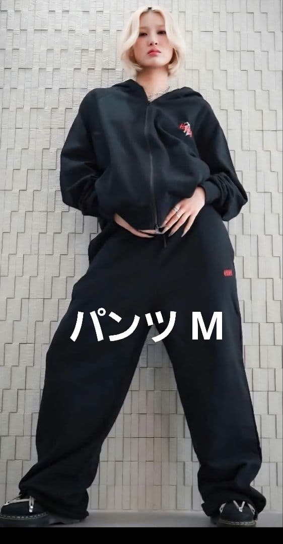 HANA Born to Bloom ロゴパンツ Ｍサイズ