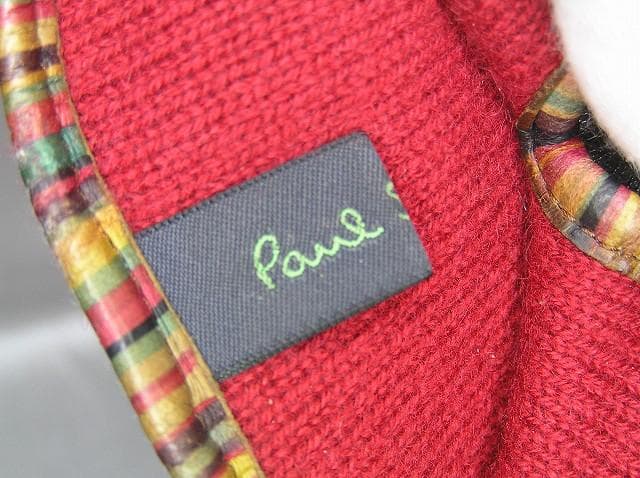 円熟した大人の手元に映えるポールスミス Paul Smithカシミヤ本革グローブ