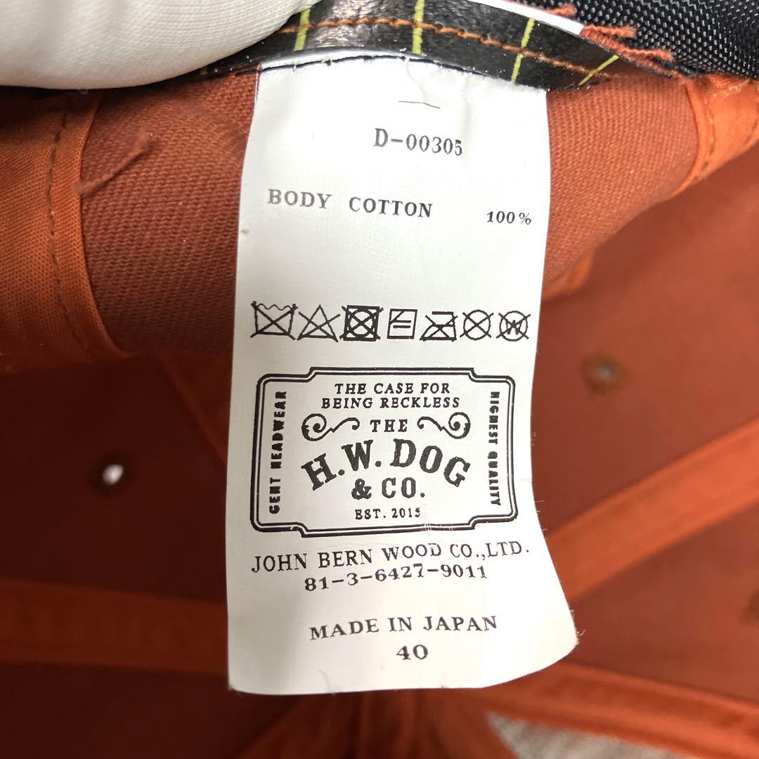 【希少】【THE H.W.DOG&CO.】Training cap Orange