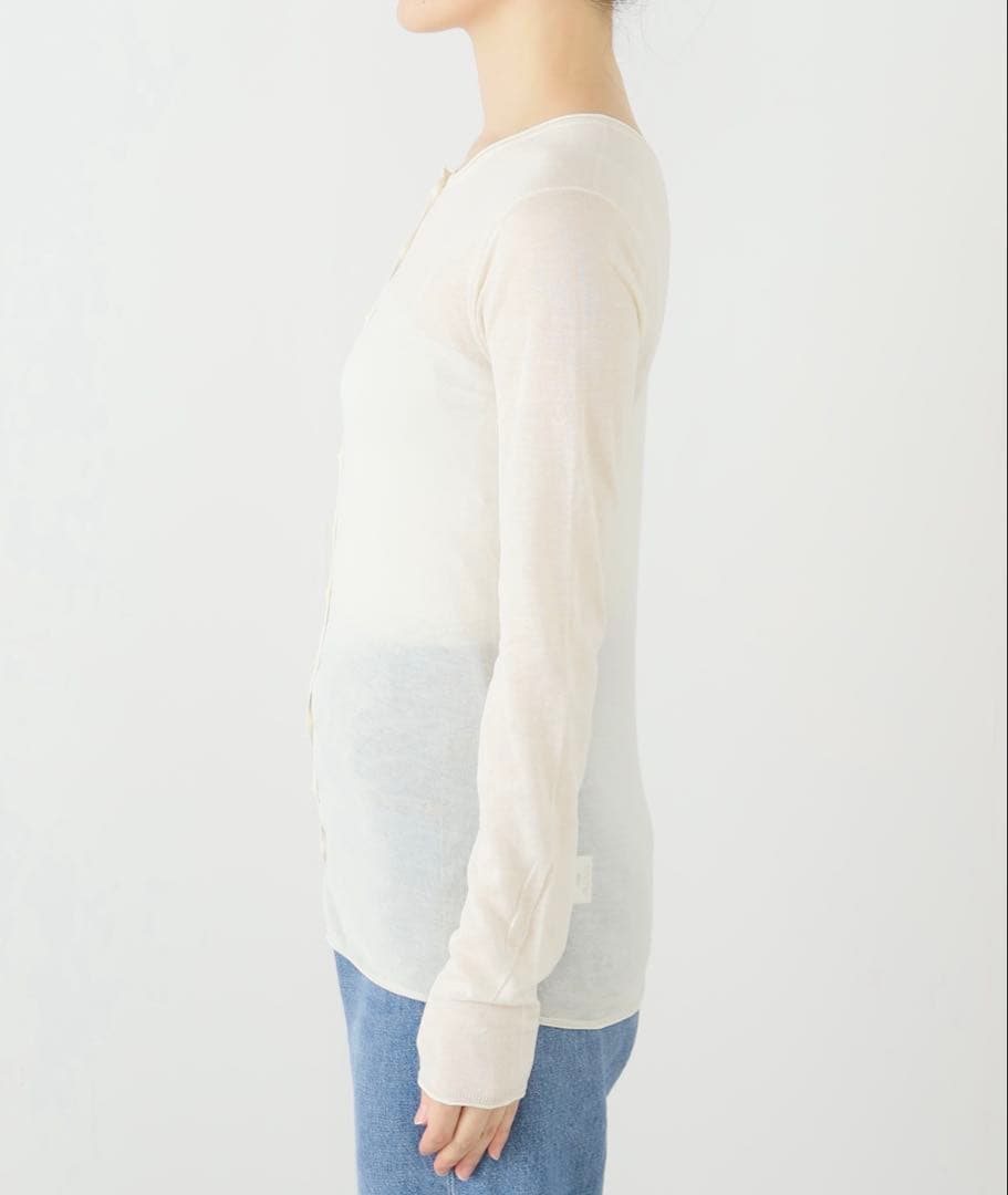 SLOBEIENA コットンシルク2wayカーディガン