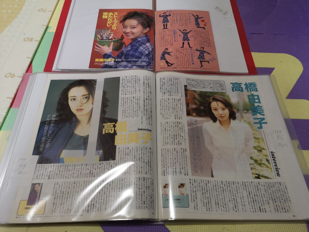 高橋由美子(1冊200円計算)144冊分約370ページ切り抜きしファイリング済み