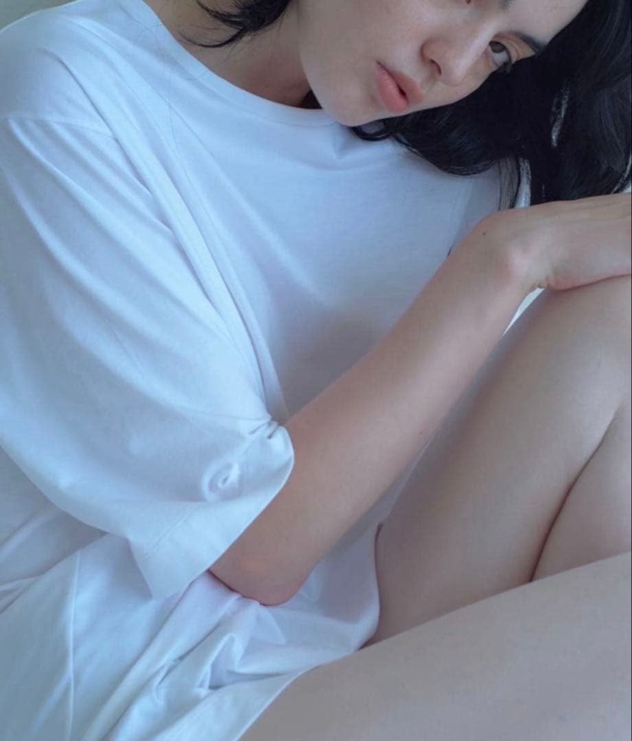 iris47／シルキーオーバーサイズトップス Tシャツ