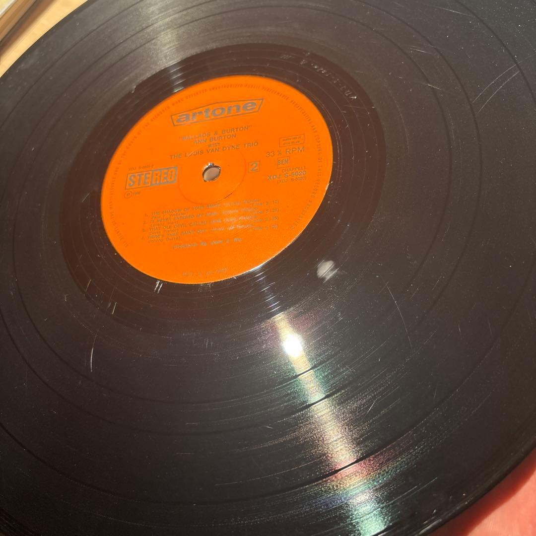 [レコード] BALLADS & BURTON ANN BURTON LP