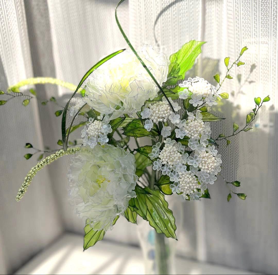 アメリカンフラワー　ディップフラワー　NO.202（芍薬・半夏生・虫狩）