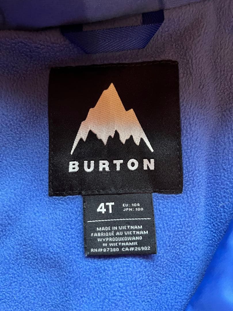 m*o様 ☆Burton☆子供用☆スノーボードウェア☆サイズ4T☆