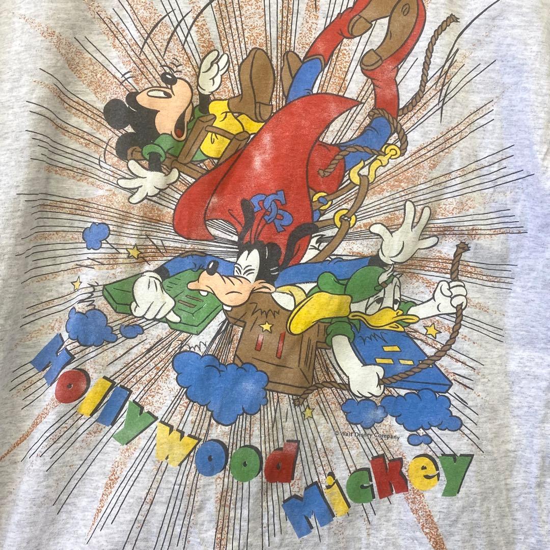 90's USA製 HOLLYWOOD MICKEY グーフィー Tシャツ