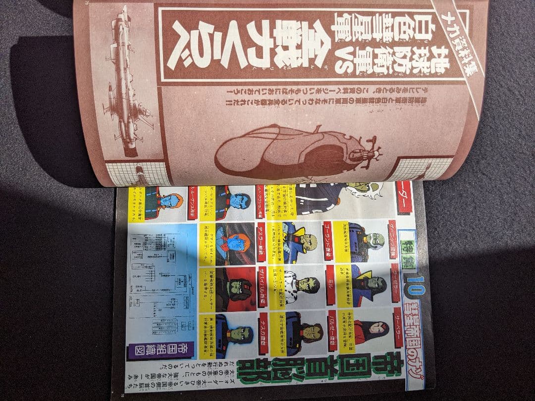 テレビランド増刊　宇宙戦艦ヤマト　総集号　メカ　兵器　ポスター　シール　松本零士