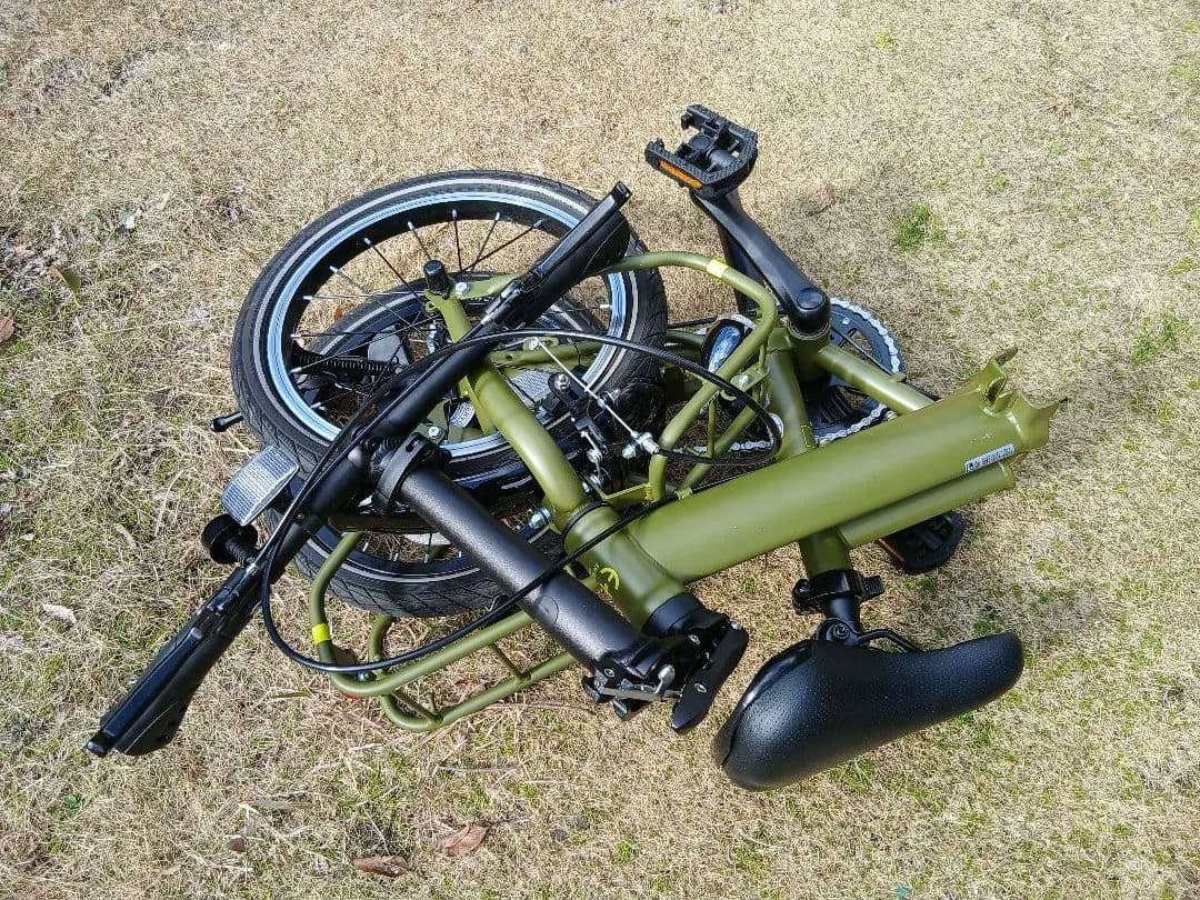折り畳み式自転車　エマージェンシーバイク　災害時用自転車　コンパクト自転車