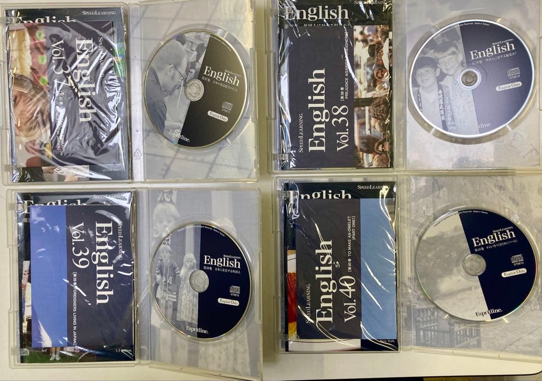 スピードラーニング English 英会話 CD 全48巻セット　CDプレーヤー