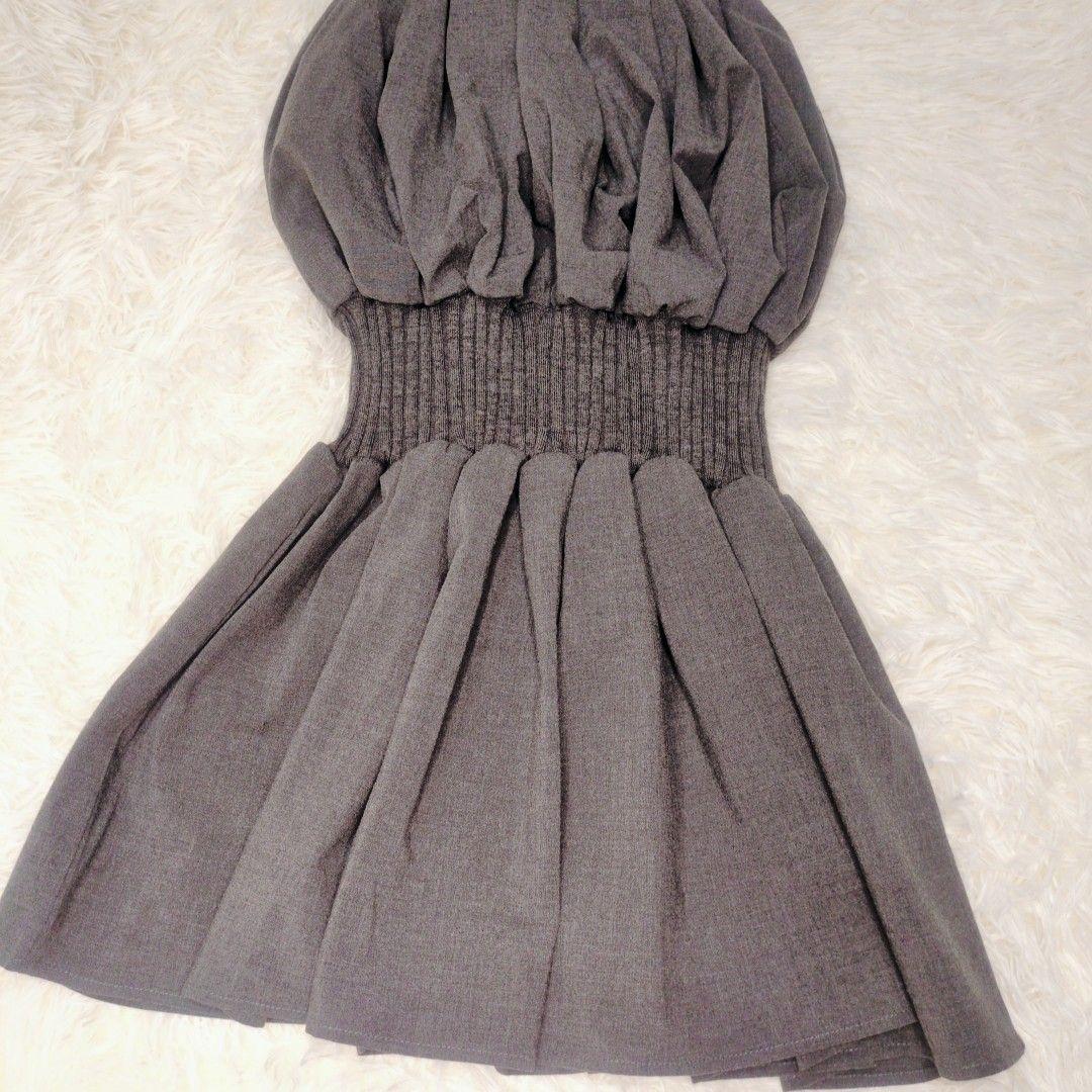 ソリン Rib Balloon Knit Skirt　バルーンスカート