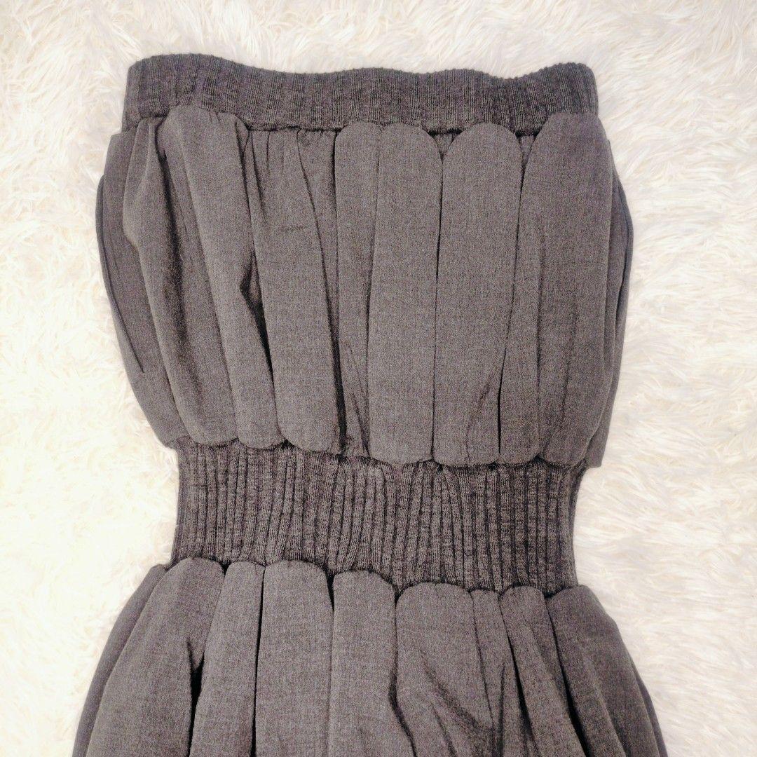 ソリン Rib Balloon Knit Skirt　バルーンスカート