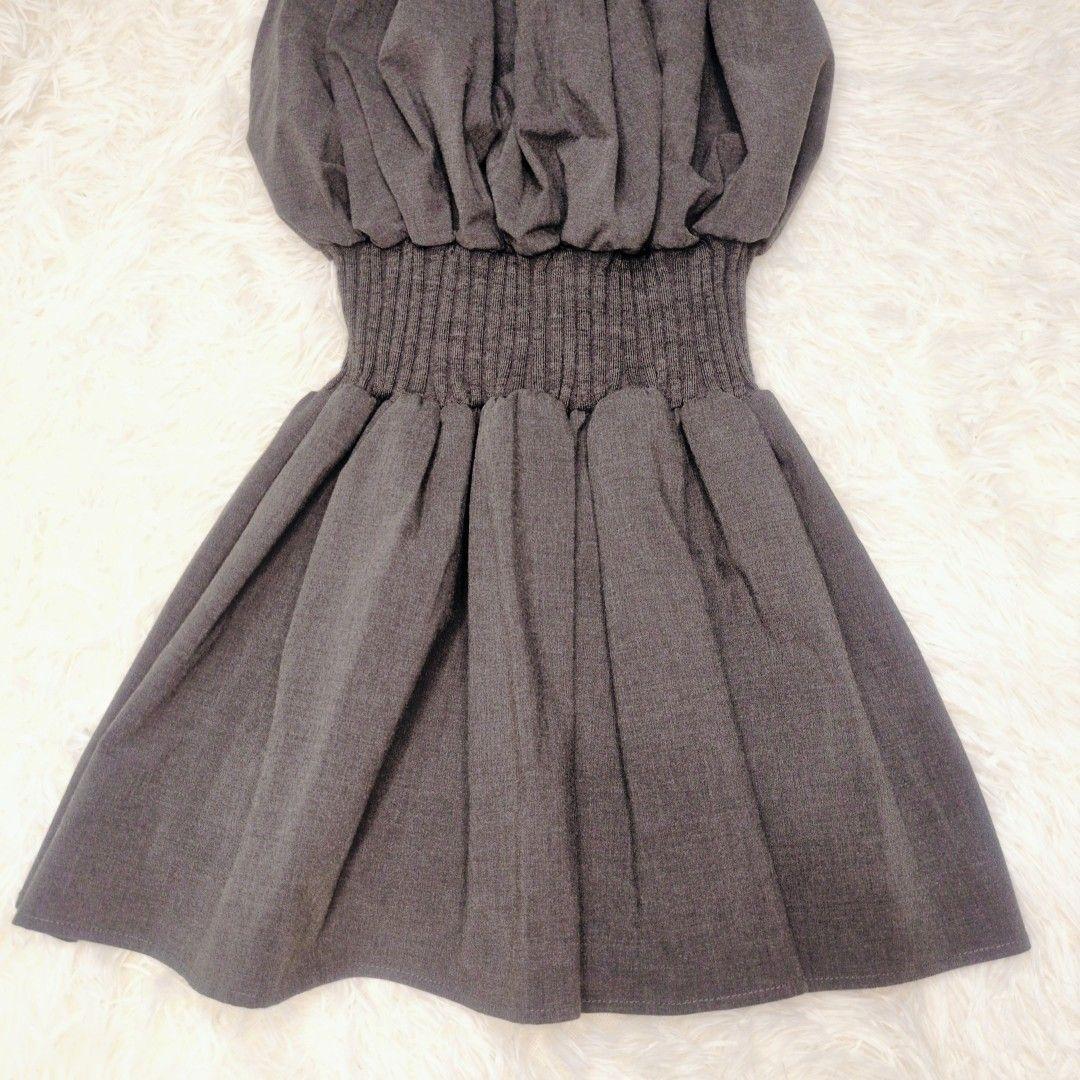 ソリン Rib Balloon Knit Skirt　バルーンスカート