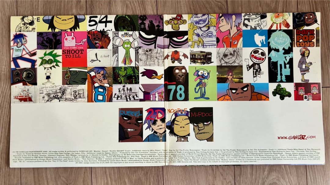 Gorillaz デビューアルバム　レコード　ゴリラズ