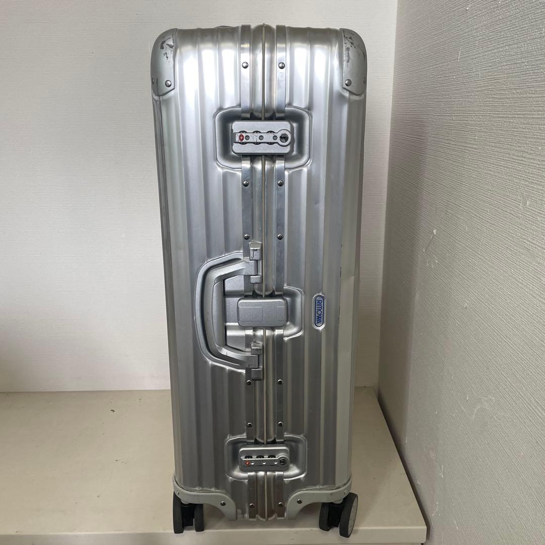負*犬様 希少 中美品 青ロゴ RIMOWA トパーズ 82L チェックインL相