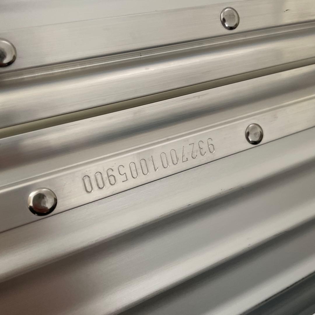 負*犬様 希少 中美品 青ロゴ RIMOWA トパーズ 82L チェックインL相