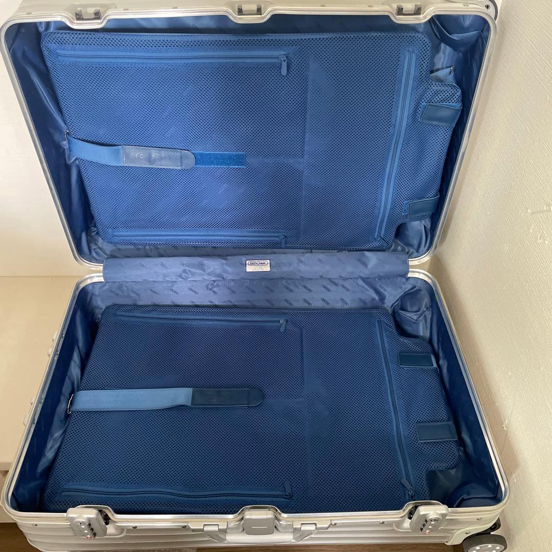 負*犬様 希少 中美品 青ロゴ RIMOWA トパーズ 82L チェックインL相
